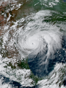 Hurricane Harvey 2017 Peak Intensity Visible Satellite