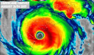 Hurricane Harvey 2017 IR Landfall