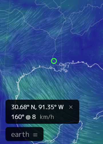 Live Current and Future WInds